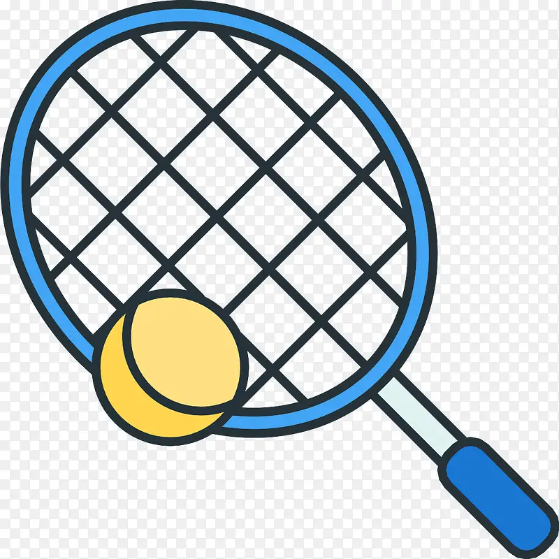 体育网球球拍球Responsive-Sports-Icons