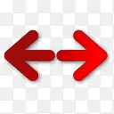 箭头红色的两个的方式iconslandarrow