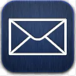 邮件蓝色的N-Droid-icons
