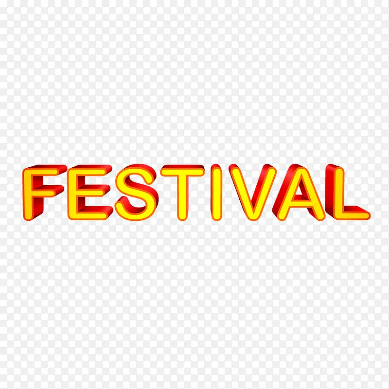 festival艺术字