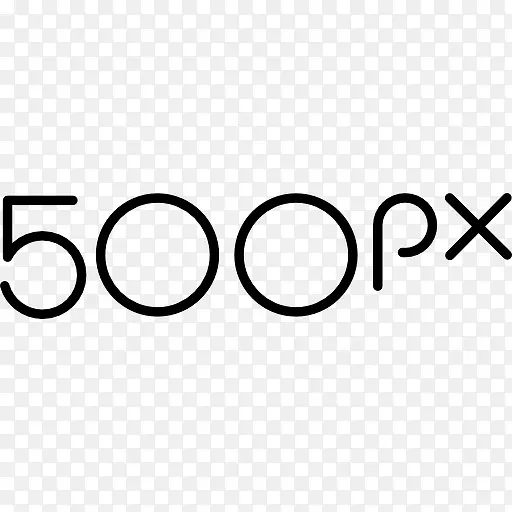 500px标志图标