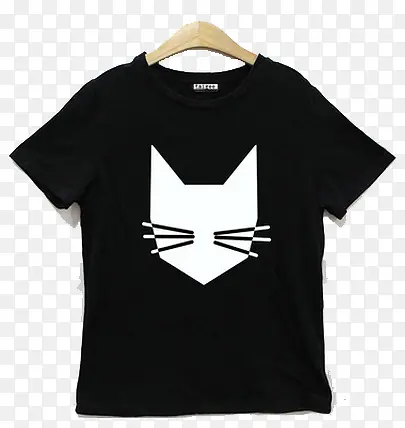 潮牌猫咪短袖T恤