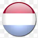 卢森堡国旗国圆形世界旗