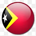 东帝汶东帝汶国旗国圆形世界旗