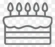 生日蛋糕Outline-icons