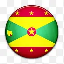 国旗格林纳达国世界标志