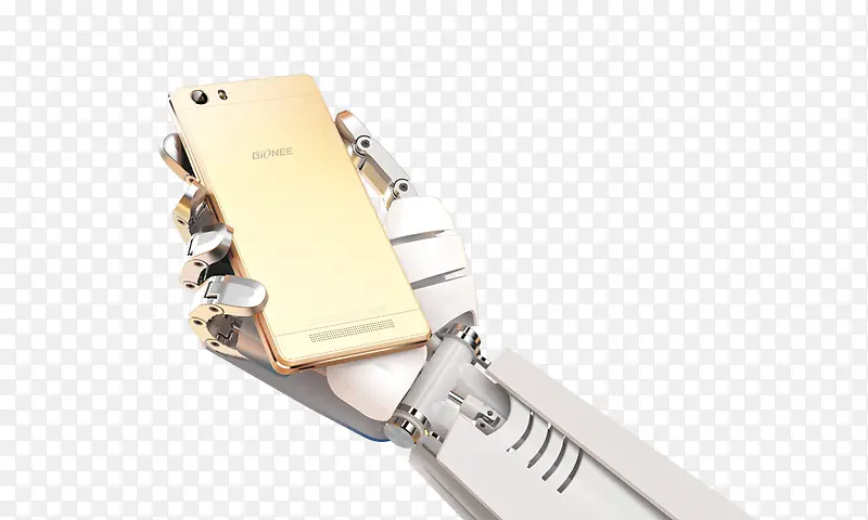 机器人手臂和手机