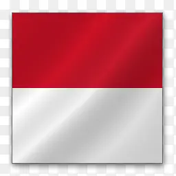 印度尼西亚亚洲旗帜
