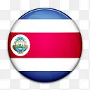 国旗科斯塔哥斯达黎加国世界标志