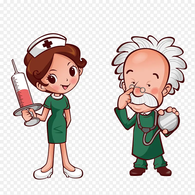 老人与护士