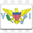 处女岛国旗国国家标志