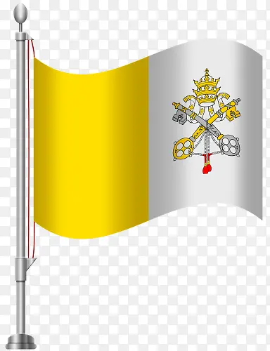 梵蒂冈国旗免扣素材