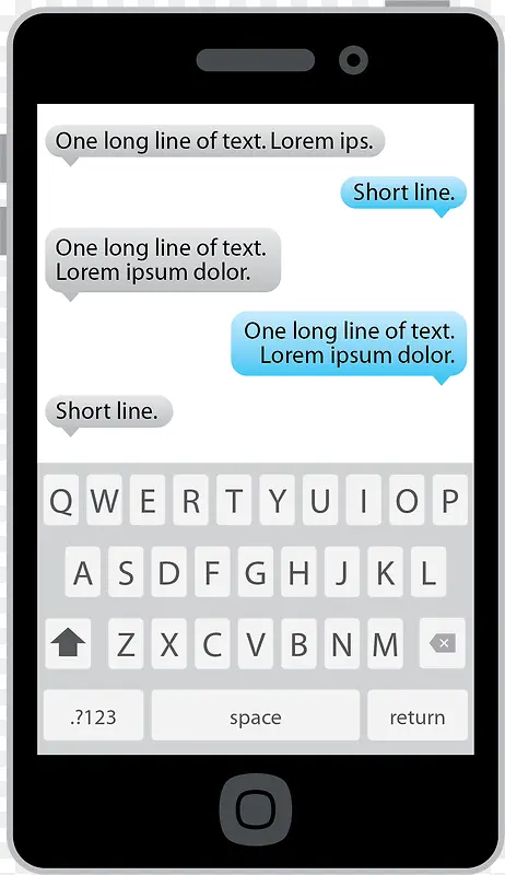 iPhone短信模式