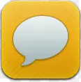 短信黄色的CUPS-Theme-iphone-icons