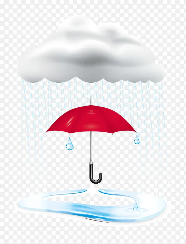 雨下的伞