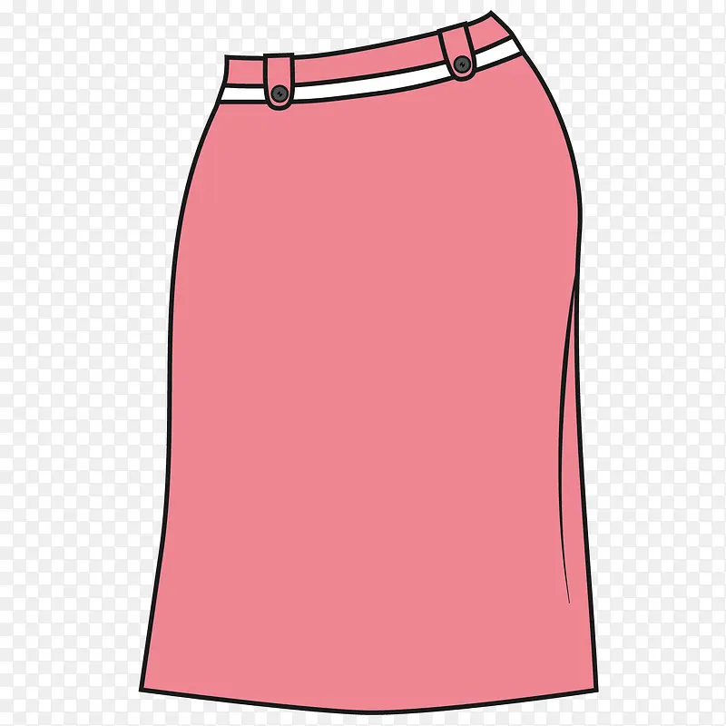 粉色包臀裙