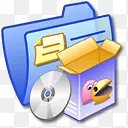 文件夹蓝色软件游戏游戏iCan