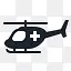 直升机医疗图标