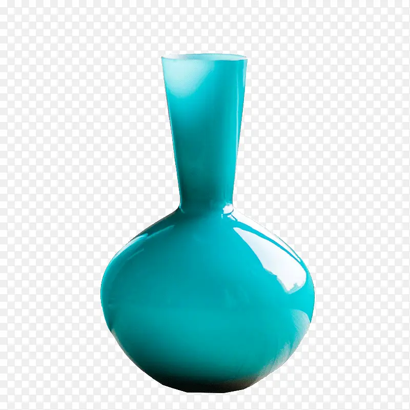 空蓝手工玻璃瓶