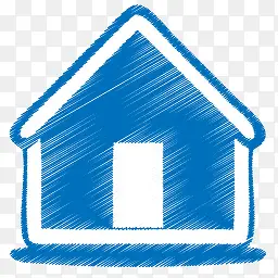 Blue home Icon