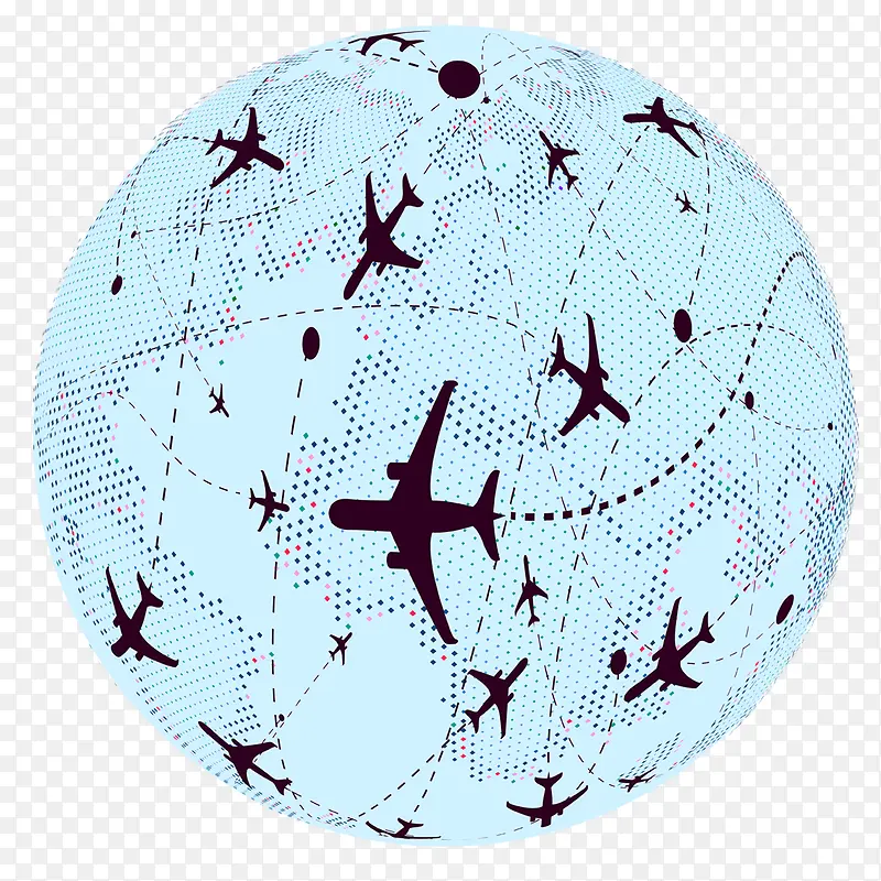 21世纪 地球飞机线路图