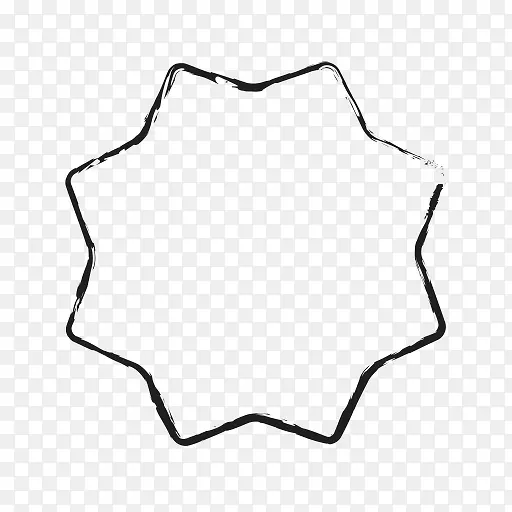 创意图几何六角多边形形状社会信