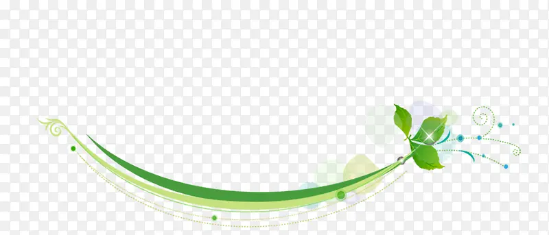 创意树叶曲线