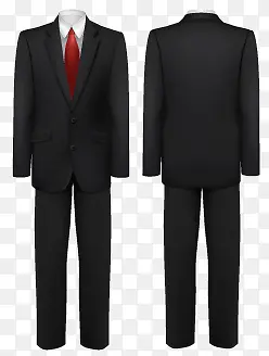 男式西服套装矢量素材