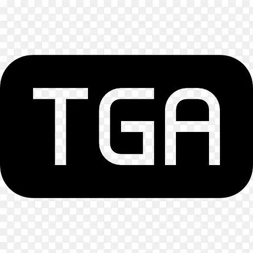 TGA文件圆角矩形黑色界面符号图标