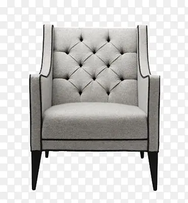 灰色装饰单人沙发