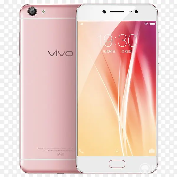VIVO智能手机粉色模型