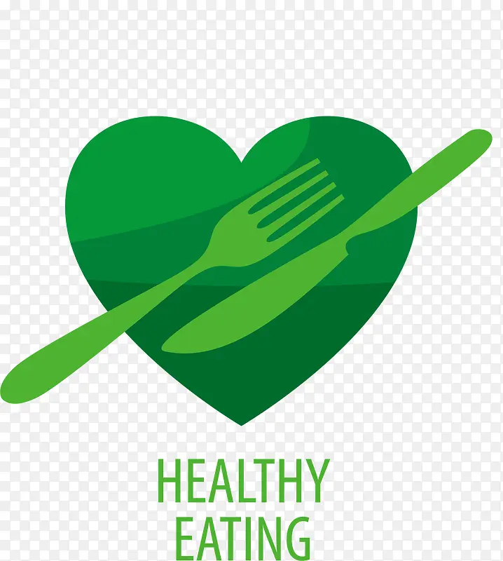 心形的中式餐饮logo