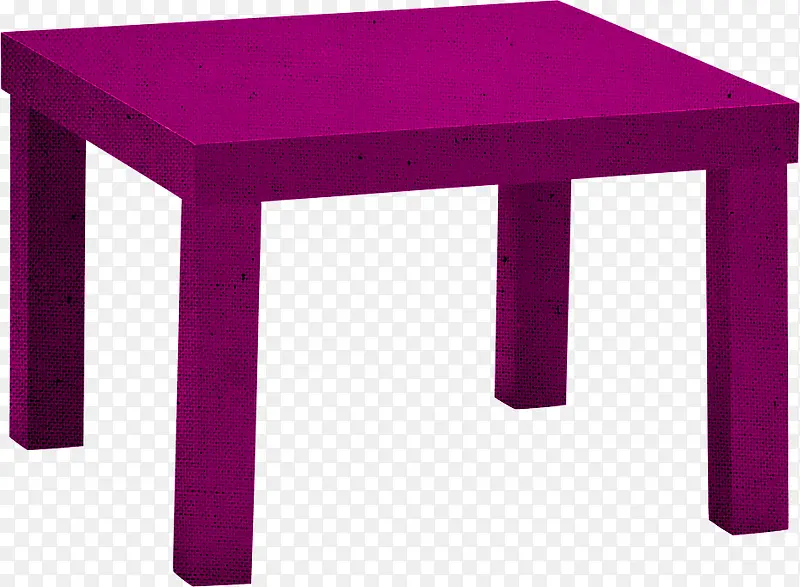 紫色桌子