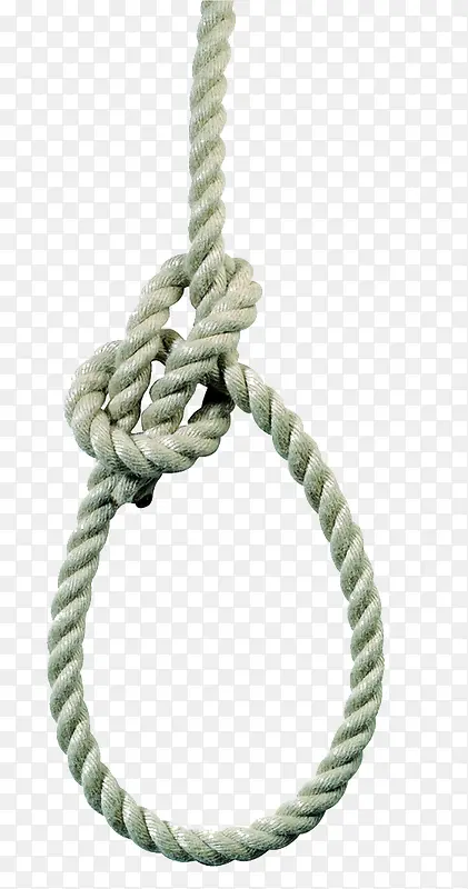 一根吊着的绳子