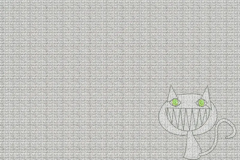 卡通猫咪与纸张纹理背景
