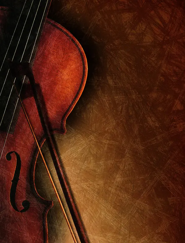 复古小提琴背景
