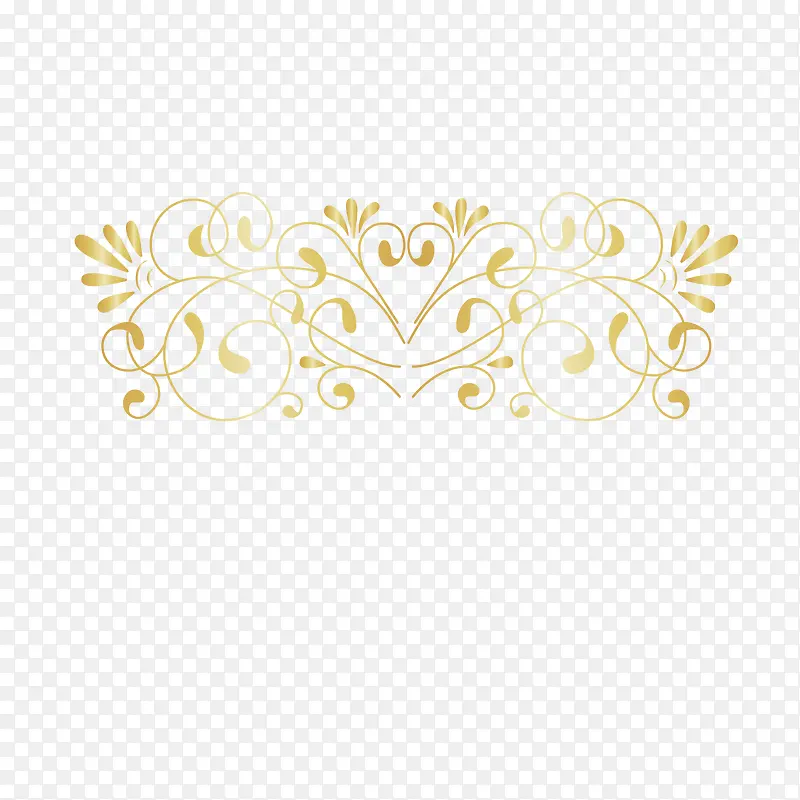 装饰矢量欧式金属花纹底纹png