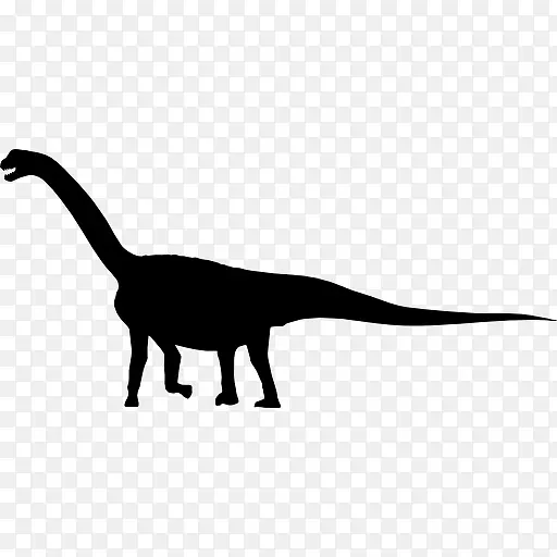 camarosaurus恐龙侧轮廓图标