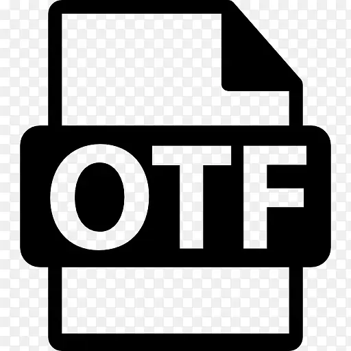 OTF文件格式符号图标