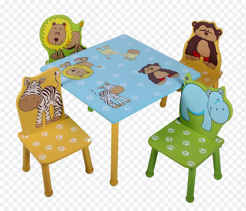 幼儿园卡通萌物桌椅
