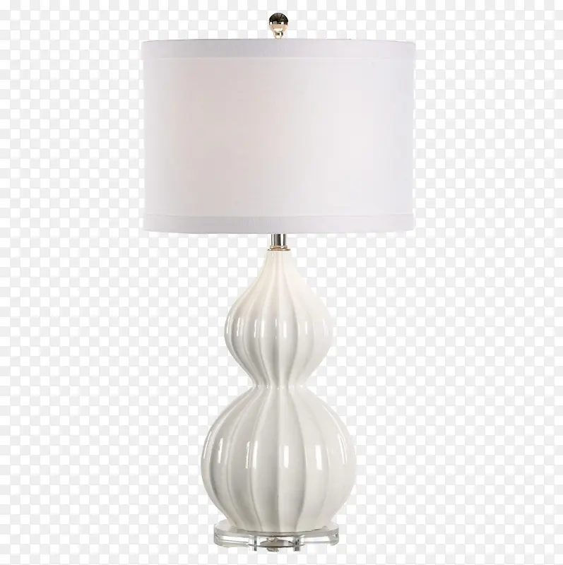古典白色陶瓷台灯