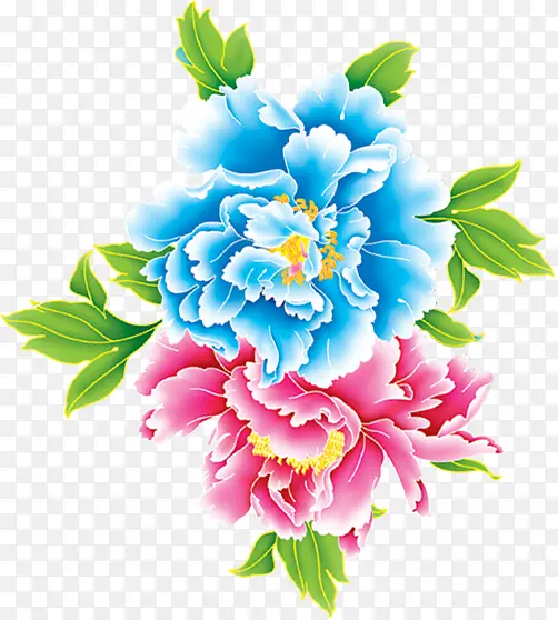 手绘富贵满堂花卉封面