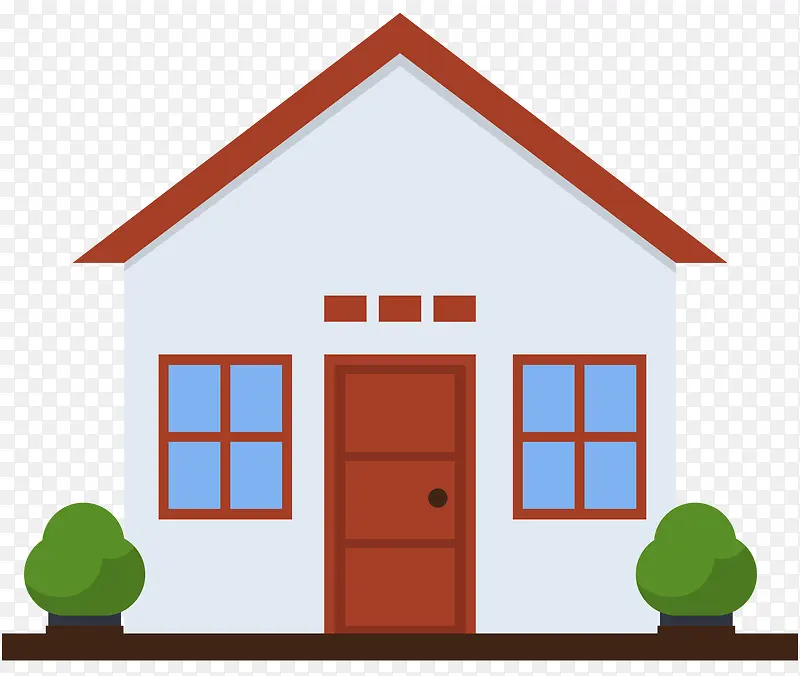 矢量手绘房屋建筑素材