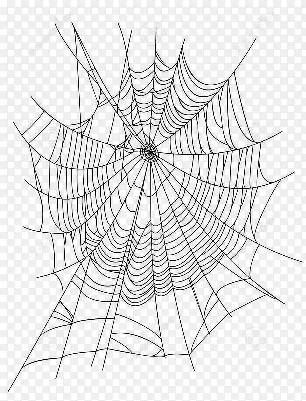 卡通蜘蛛网素材蜘蛛网图标 