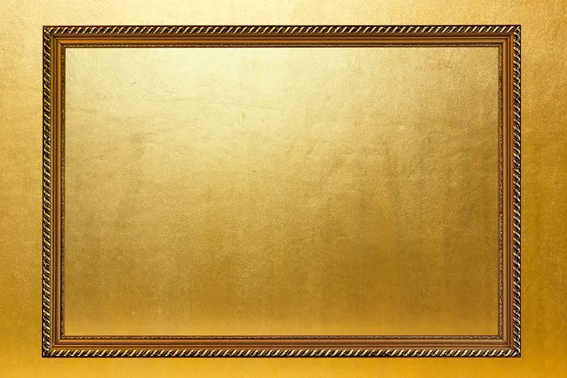 黄金相框背景