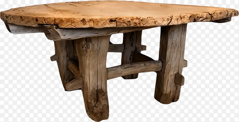复古木桌子