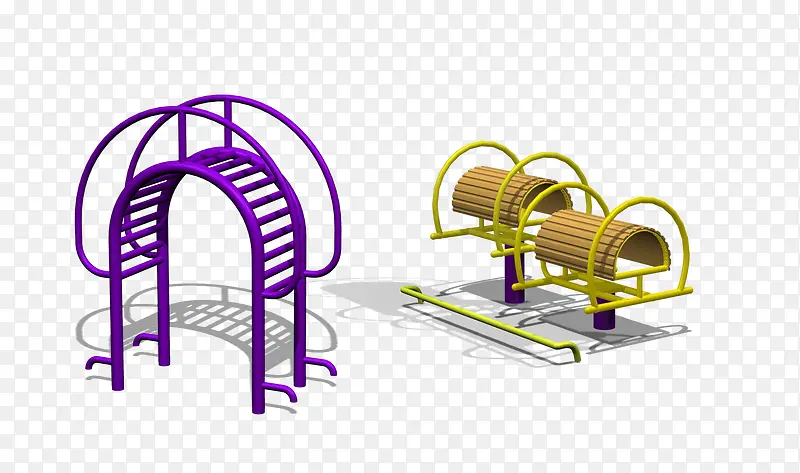 户外健身器材元素