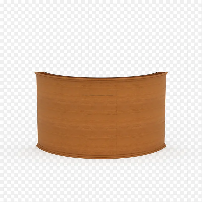 弧形简单棕色时尚吧台桌