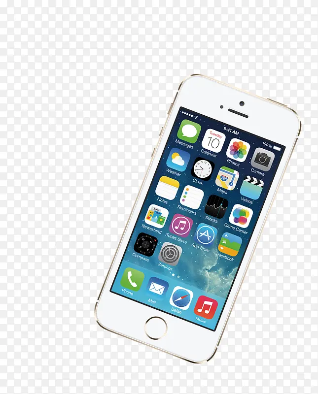 矢量白色苹果手机手机元素