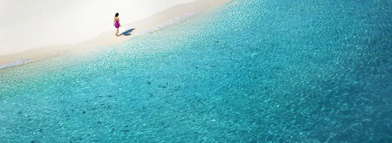 碧蓝的海